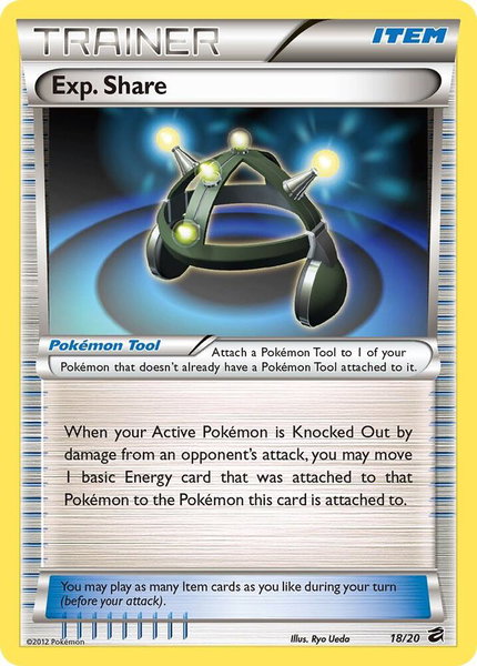 Exp. Share trading card from Dragon Vault Exp. Share - Dragon Vault Pokémon trading card
