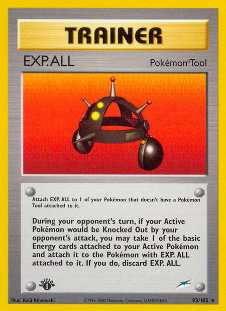 EXP.ALL - Neo Destiny Pokémon trading card