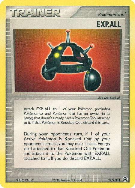 EXP.ALL - FireRed & LeafGreen Pokémon trading card