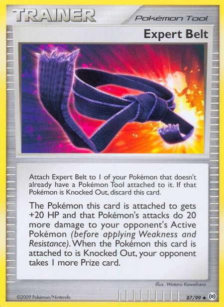 Expert Belt - Arceus Pokémon trading card