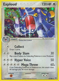 Exploud - Emerald (EM) #3/106 - Holo Rare Pokémon Trading Card