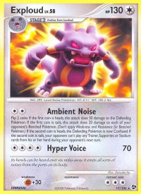 Exploud - Great Encounters (GE) #17/106 - Rare Pokémon Trading Card