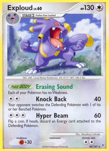 Exploud - Supreme Victors Pokémon trading card