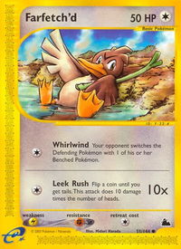 Farfetch'd - Skyridge (SK) #055/144 - Common Pokémon Trading Card