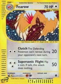 Fearow (11) - Expedition (EX) #011/165 - Holo Rare Pokémon Trading Card