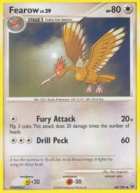 Fearow - Majestic Dawn (MD) #36/100 - Uncommon Pokémon Trading Card