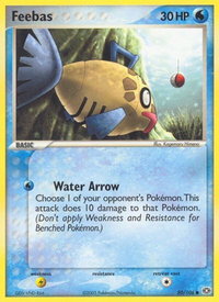 Feebas - 050/106 - Emerald (EM) #50/106 - Common Pokémon Trading Card