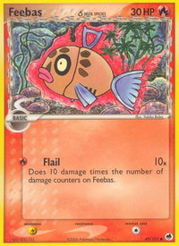 Feebas (Delta Species) - Dragon Frontiers (DF) #49/101 - Common Pokémon Trading Card