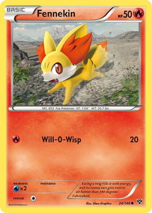 Fennekin - XY Base Set (XY) #24/146 - Common Pokémon Trading Card