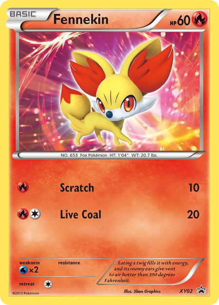 Fennekin - XY Promos Pokémon trading card