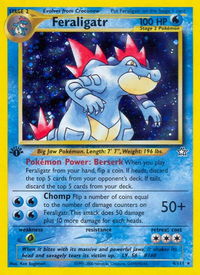 Feraligatr (4) - Neo Genesis (N1) #004/111 - Holo Rare Pokémon Trading Card