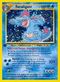 Feraligatr (5) - Neo Genesis (N1) #005/111 - Holo Rare Pokémon Trading Card
