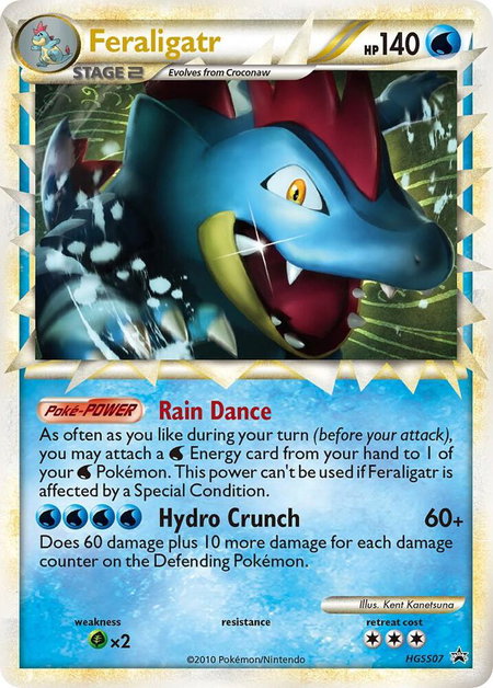 Feraligatr (Prime) - HGSS07 - HGSS Promos Pokémon trading card