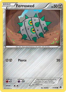 Ferroseed (71) - Emerging Powers (EPO) #71/98 - Common Pokémon Trading Card