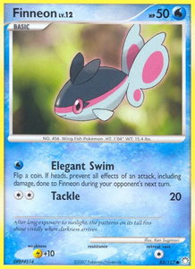 Finneon - Mysterious Treasures (MT) #83/123 - Common Pokémon Trading Card