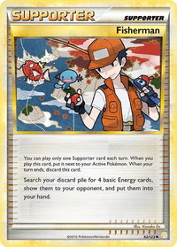 Fisherman - HeartGold SoulSilver (HS) #92/123 - Uncommon Pokémon Trading Card