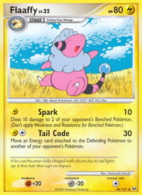Flaaffy - Platinum (PL) #48/127 - Uncommon Pokémon Trading Card