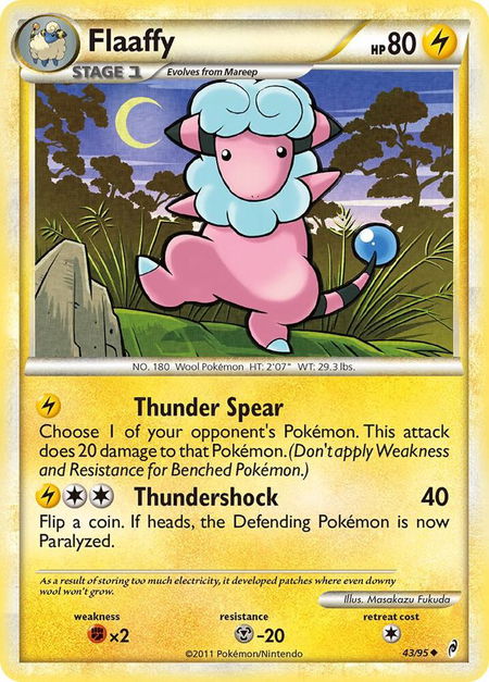 Flaaffy - Call of Legends Pokémon trading card