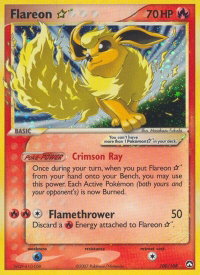Flareon Star - Power Keepers (PK) #100/108 - Ultra Rare Pokémon Trading Card