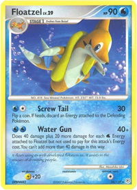 Floatzel - Diamond and Pearl (DP) #26/130 - Rare Pokémon Trading Card