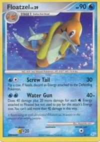 Floatzel - DP Trainer Kit: Manaphy & Lucario Pokémon trading card
