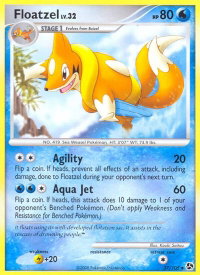 Floatzel - Great Encounters (GE) #37/106 - Uncommon Pokémon Trading Card