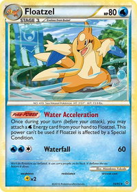 Floatzel - Unleashed (UL) #16/95 - Rare Pokémon Trading Card
