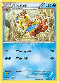 Floatzel - Dragons Exalted (DRX) #33/124 - Uncommon Pokémon Trading Card