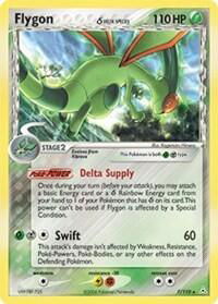 Flygon (Delta Species) - Holon Phantoms (HP) #7/110 - Holo Rare Pokémon Trading Card