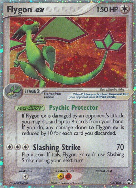 Flygon ex - Power Keepers Pokémon trading card