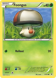 Foongus - Noble Victories (NVI) #9/101 - Common Pokémon Trading Card
