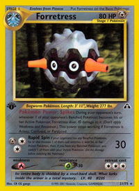 Forretress (21) - Neo Discovery (N2) #21/75 - Rare Pokémon Trading Card