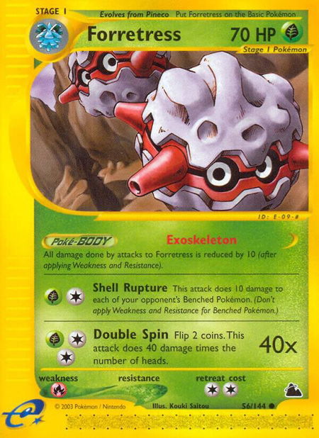 Forretress (56) - Skyridge Pokémon trading card