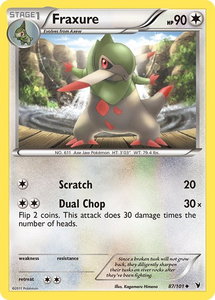 Fraxure - Noble Victories (NVI) #87/101 - Uncommon Pokémon Trading Card