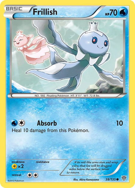Frillish - Plasma Storm Pokémon trading card