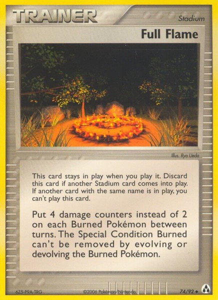 Full Flame trading card from Legend Maker Full Flame - Legend Maker Pokémon trading card