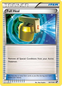 Full Heal - Black and White (BLW) #95/114 - Uncommon Pokémon Trading Card