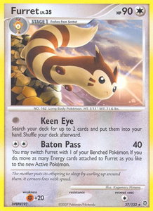 Furret - Secret Wonders (SW) #27/132 - Rare Pokémon Trading Card
