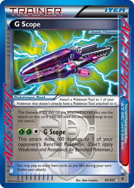 G Scope (Team Plasma) trading card from Plasma Blast G Scope (Team Plasma) - Plasma Blast Pokémon trading card