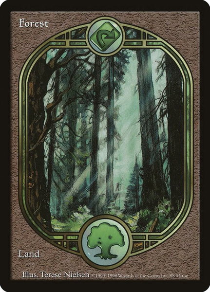 Forest (UGL) trading card from Unglued Forest (UGL) - Unglued Magic: The Gathering trading card