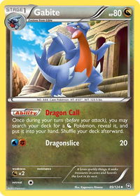 Gabite (89) - Dragons Exalted (DRX) #89/124 - Uncommon Pokémon Trading Card