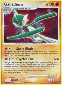 Gallade - Secret Wonders (SW) #6/132 - Holo Rare Pokémon Trading Card