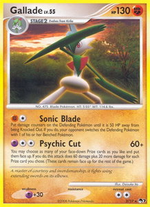 Gallade - POP Series 7 (POP) #002/017 - Rare Pokémon Trading Card
