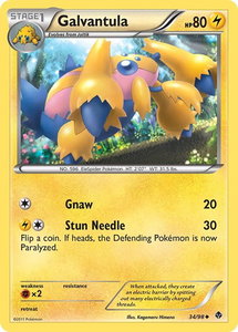 Galvantula - Emerging Powers (EPO) #34/98 - Uncommon Pokémon Trading Card