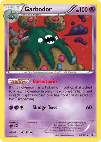 Garbodor - Legendary Treasures (LTR) #68/113 - Holo Rare Pokémon Trading Card