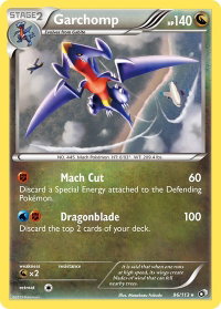 Garchomp - Legendary Treasures (LTR) #96/113 - Holo Rare Pokémon Trading Card
