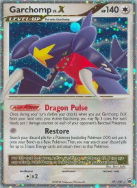 Garchomp LV.X - Majestic Dawn (MD) #97/100 - Ultra Rare Pokémon Trading Card
