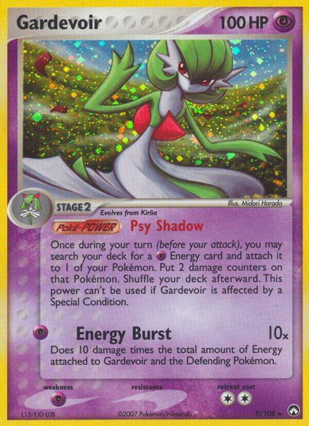 Gardevoir - Power Keepers Pokémon trading card