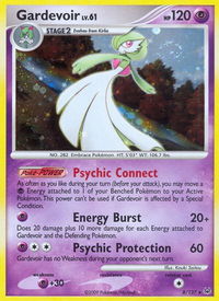 Gardevoir - Platinum (PL) #8/127 - Holo Rare Pokémon Trading Card