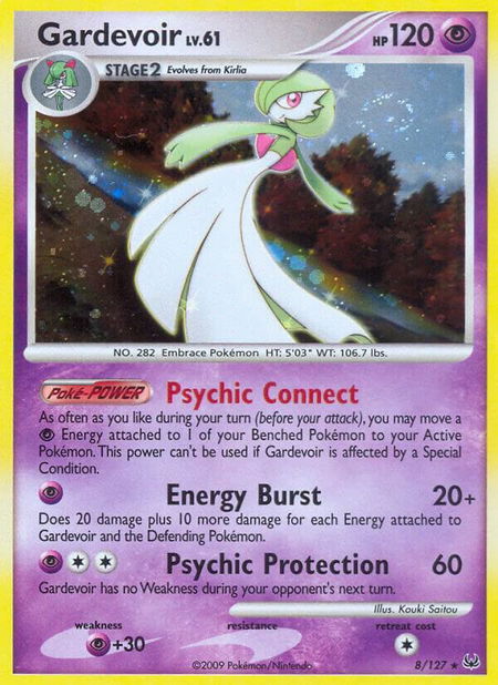 Gardevoir - Platinum Pokémon trading card